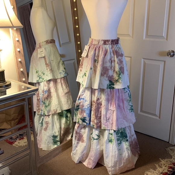S/W/F Layered Maxi Skirt Free People - Picture 8 of 13
